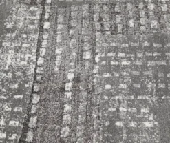 Hollyn Gunmetal Abstract Patchwork Area Rug, (5' X 7') -Home Improvement Sale 810586499 810586495 810586503 5