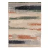 Hadlee Sand, Coral & Green Abstract Area Rug, (6' X 9') -Home Improvement Sale 810586500 810586496 810586492 1 1