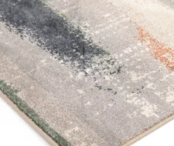 Hadlee Sand, Coral & Green Abstract Area Rug, (8' X 10') -Home Improvement Sale 810586500 810586496 810586492 3