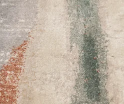 Hadlee Sand, Coral & Green Abstract Area Rug, (8' X 10') -Home Improvement Sale 810586500 810586496 810586492 6