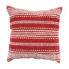 Sable Red & White Stripe Throw Pillow -Home Improvement Sale 810591272 A0 1
