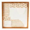 New Beginnings White & Brown Textured Abstract Framed Wall Art -Home Improvement Sale 810593886 A0 1