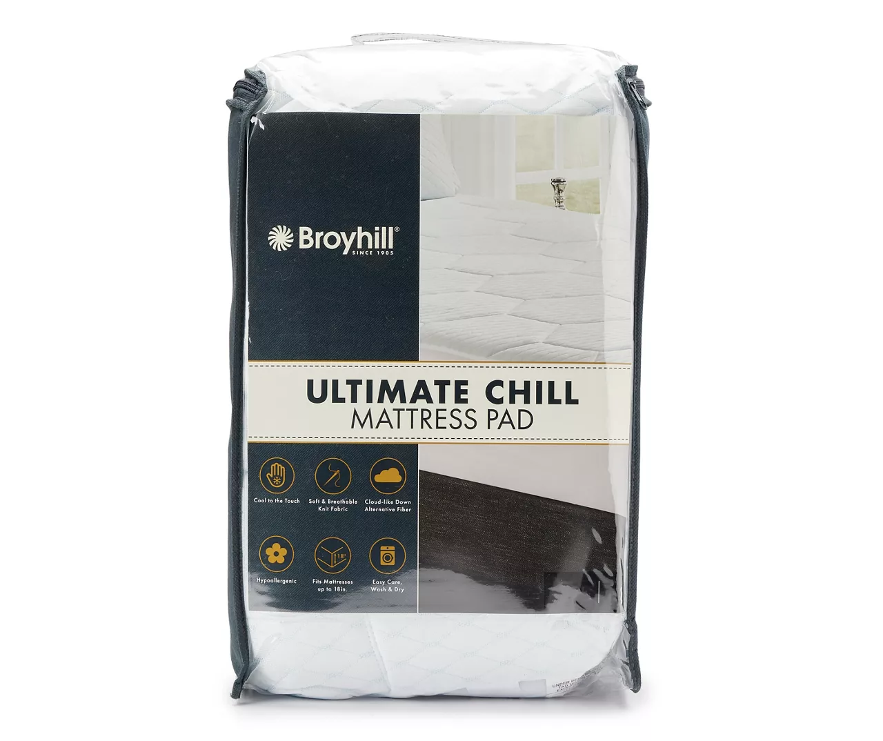 Broyhill White Ultimate Chill Mattress Pad 4 Broyhill White Ultimate Chill Mattress Pad - Image 2