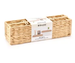 Natural Brown Woven Wall Shelf, 2-Pack 10 Natural Brown Woven Wall Shelf, 2-Pack -Home Improvement Sale 810602435 A0 1