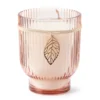 Wild Sedona Vanilla Cashmere Pink Rib Pedestal Candle, 15 Oz. -Home Improvement Sale 810602441 A0