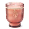 Wild Sedona Spiced Ginger Brown Rib Pedestal Candle, 15 Oz. -Home Improvement Sale 810602444 A0