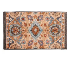 Broyhill Blue & Tan Traditional Floral Accent Rug