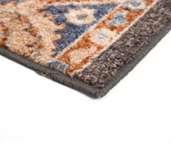 Broyhill Blue & Tan Traditional Floral Accent Rug -Home Improvement Sale 810602620 810602619 A8 2
