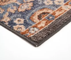 Broyhill Blue & Tan Traditional Floral Accent Rug -Home Improvement Sale 810602761 A8 2