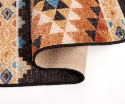 Broyhill Orange & Brown Geometric Accent Rug -Home Improvement Sale 810602766 810602765 A8 1