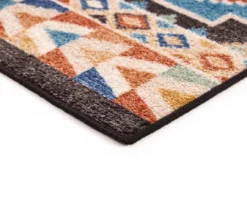 Broyhill Orange & Brown Geometric Accent Rug -Home Improvement Sale 810602767 A8 2