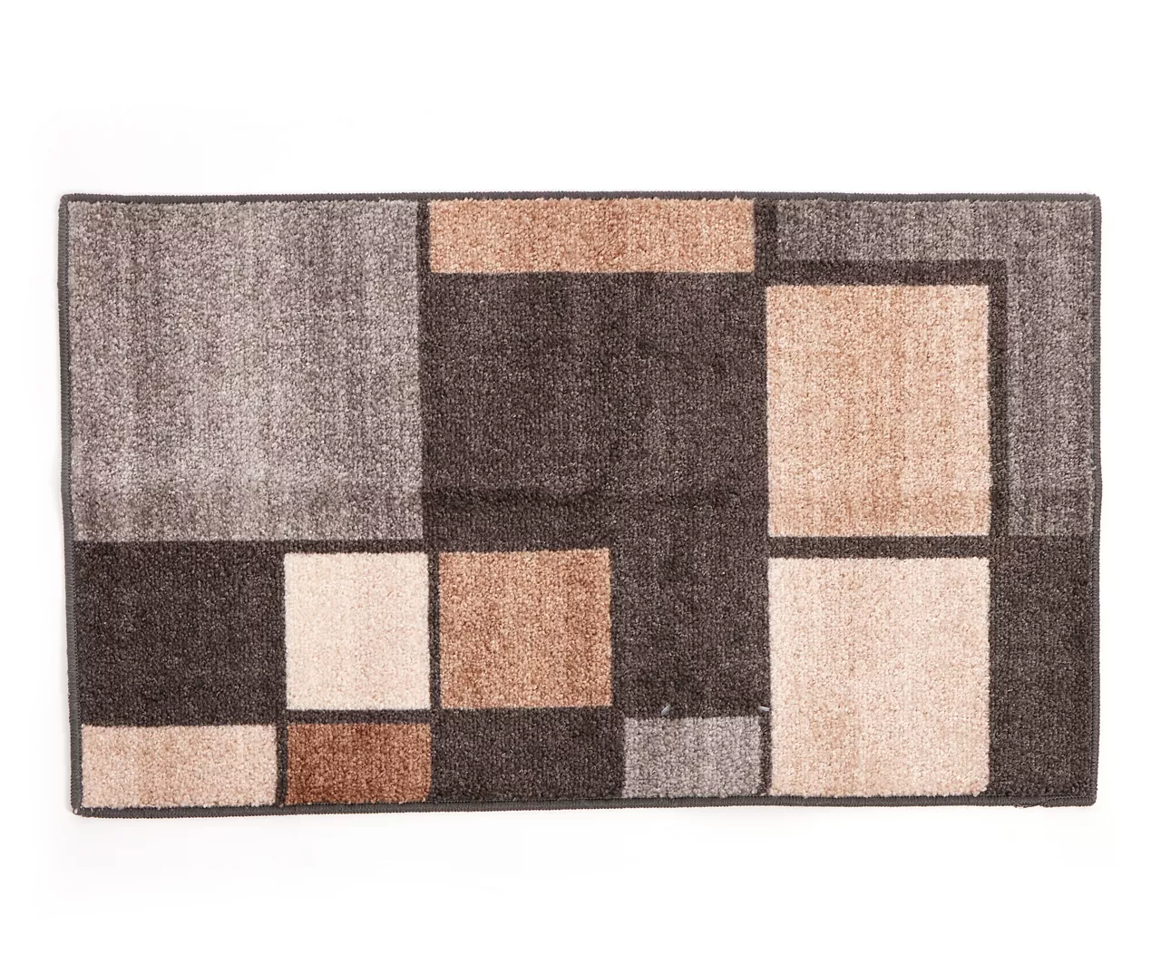 Broyhill Gray & Taupe Color Block Accent Rug 3 Broyhill Gray & Taupe Color Block Accent Rug