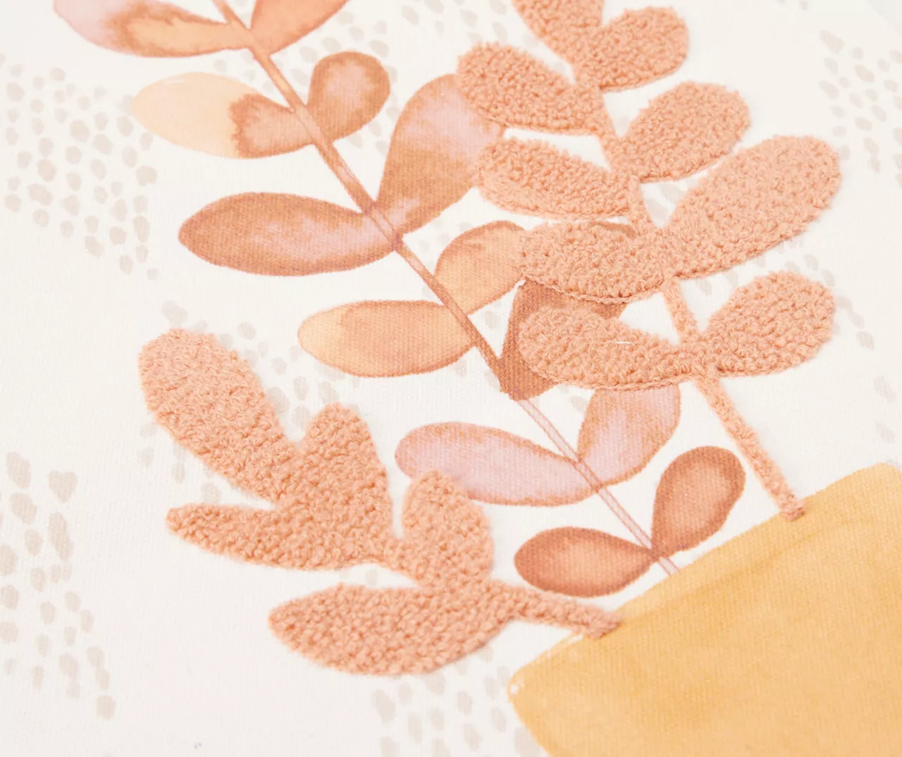 Wild Sedona Peach & Yellow Floral Hanging Canvas Tapestry 4 Wild Sedona Peach & Yellow Floral Hanging Canvas Tapestry - Image 2