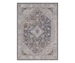 Broyhill Armada Gray & Navy Ornamental Medallion Area Rug -Home Improvement Sale 810604799