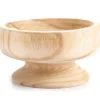 Homeward Turned Paulownia Wood Bowl With Pedestal -Home Improvement Sale 810615704 A0