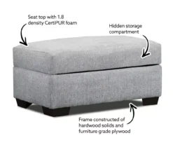 Parkdale Dove Storage Ottoman 9 Parkdale Dove Storage Ottoman -Home Improvement Sale 810616031 X0 1 1