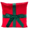 Festive Gathering Red Gift Bow Throw Pillow -Home Improvement Sale 810616886 A0 1