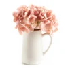 Artificial Hydrangeas In White Pitcher -Home Improvement Sale 810620671 A0 1